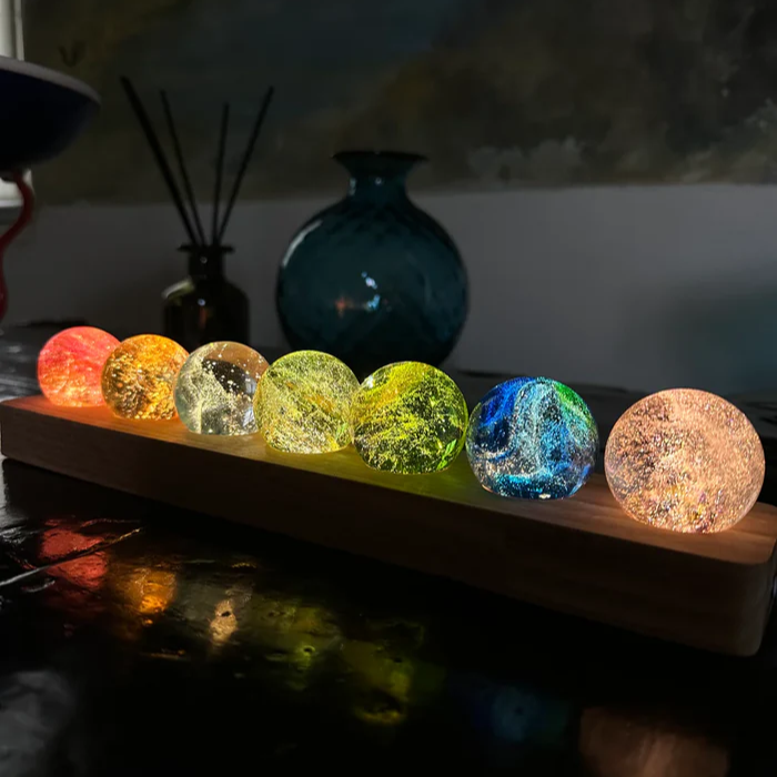 Inside Out 2 Inspired Crystal Lamp - 7 Emotion Colors